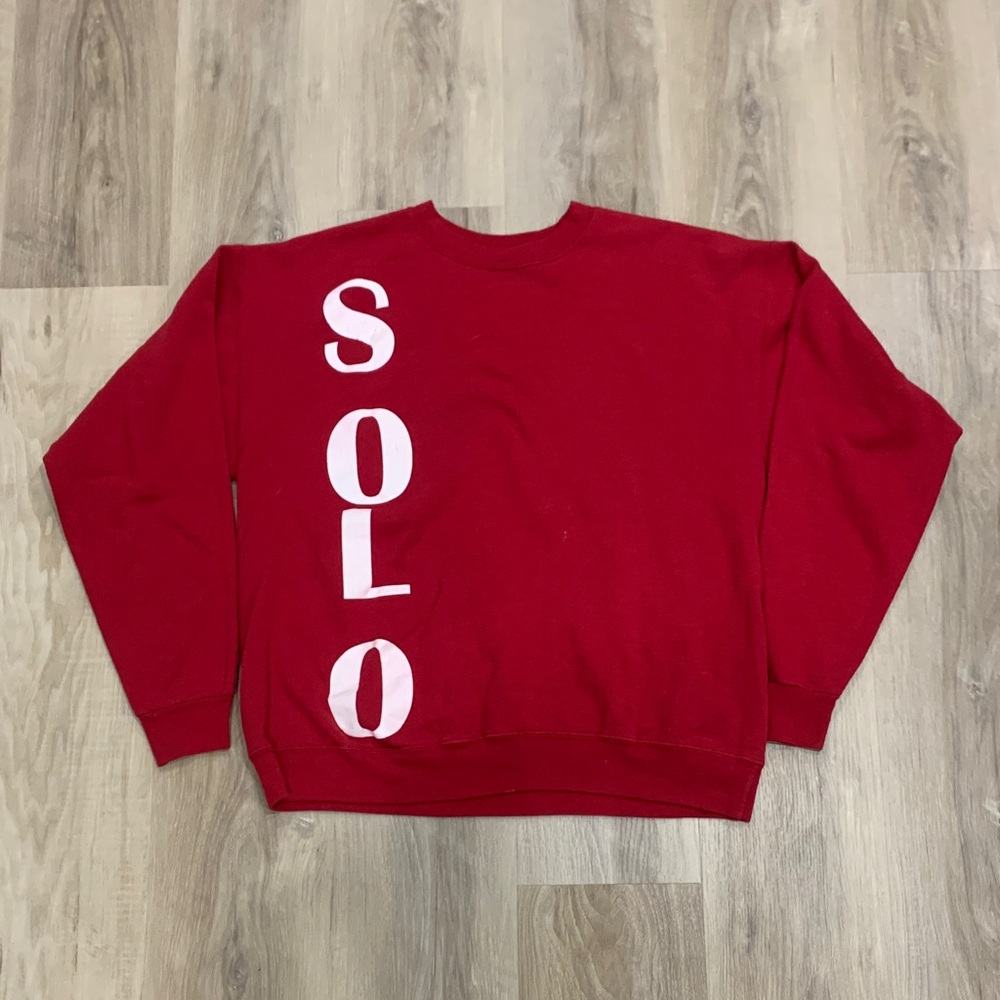 Hanes “SOLOCUP” Red EcoSmart Sweatshirt